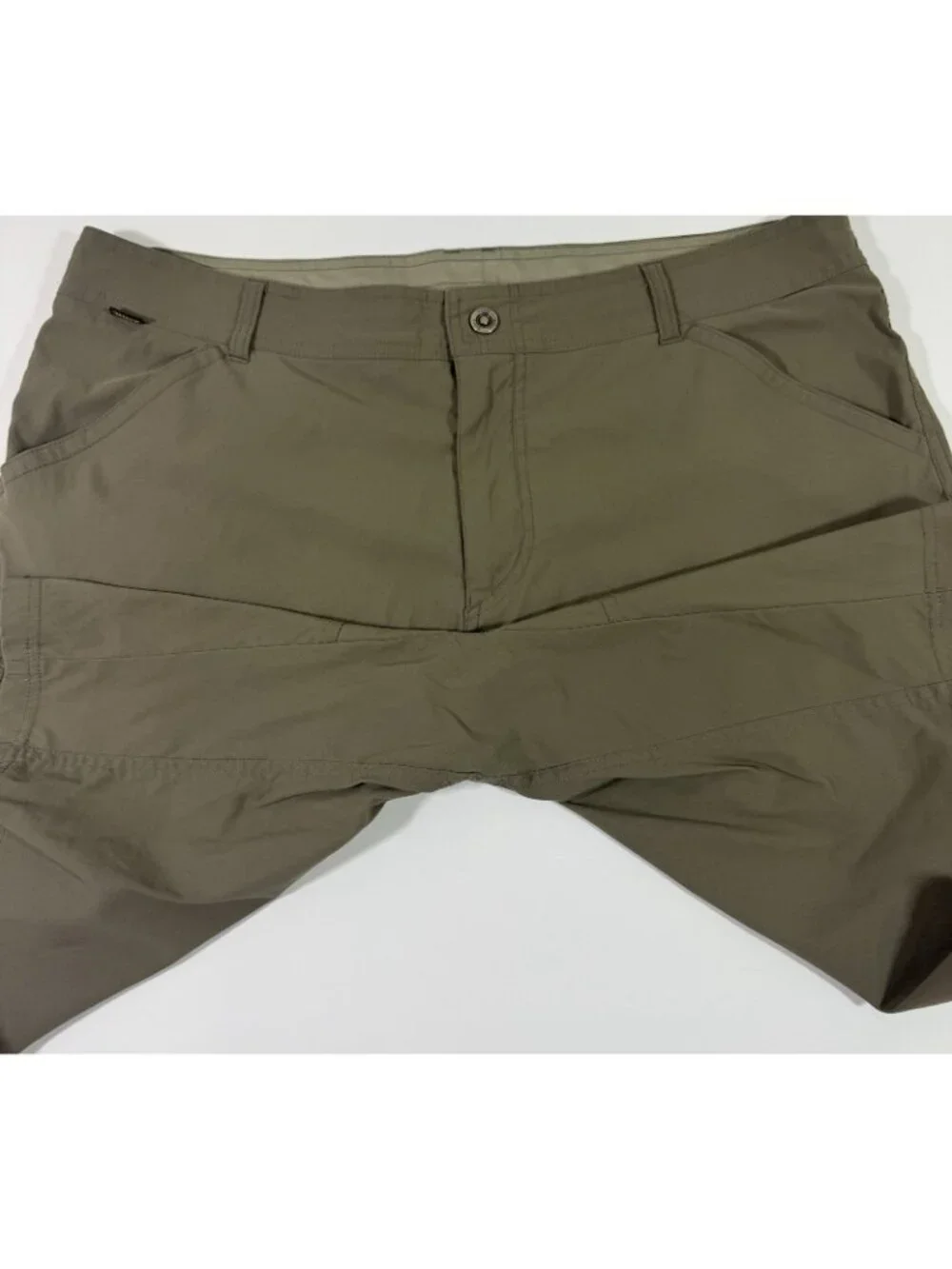 Kuhl Mens Renegade Performance Shorts Size 40 Zip Cargo Outdoor Hiking Green